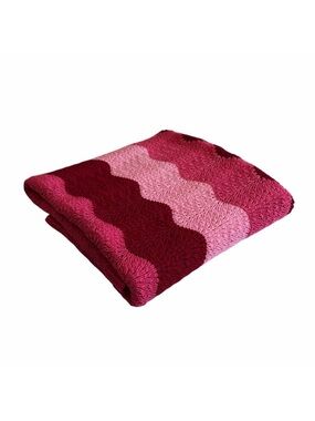 Strawberry Swirl Crotchet Throw Blanket